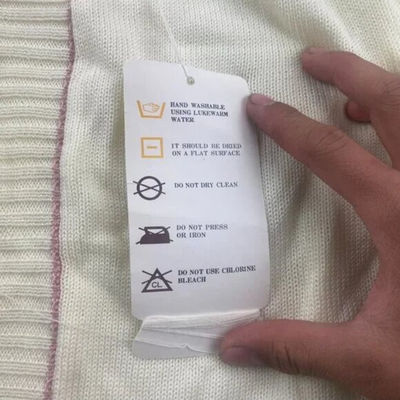 Vintage 70s Sweater Women Medium Yellow Knit Kari Lynn Originals Open No Buttons - Picture 3 of 9